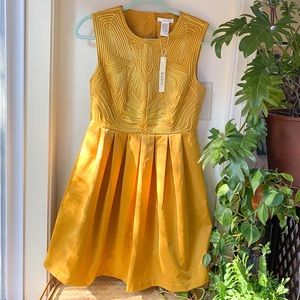 Esley Gold Mini Dress